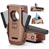 All-in-One Torch Lighter with Straight Cutter, Holder, Built-in Punch Tool,