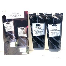 ORIGINS CLEAR IMPROVEMENT Active Charcoal Mask to Clear Pores 3.4 oz DUO SEALED