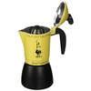 Bialetti" Musa Satinata Espresso Maker for 4 Cups, Stainless Steel