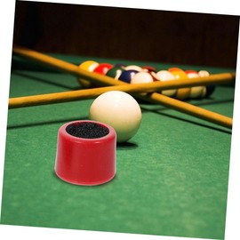 Kisangel 6pcs Billiard Cue Tip Shaper Durable Plastic Burnisher File Repair Tool for Pool Cue Tips for Billiard and Snooker Players Enhances Chalk Retention and Prevents Miscues