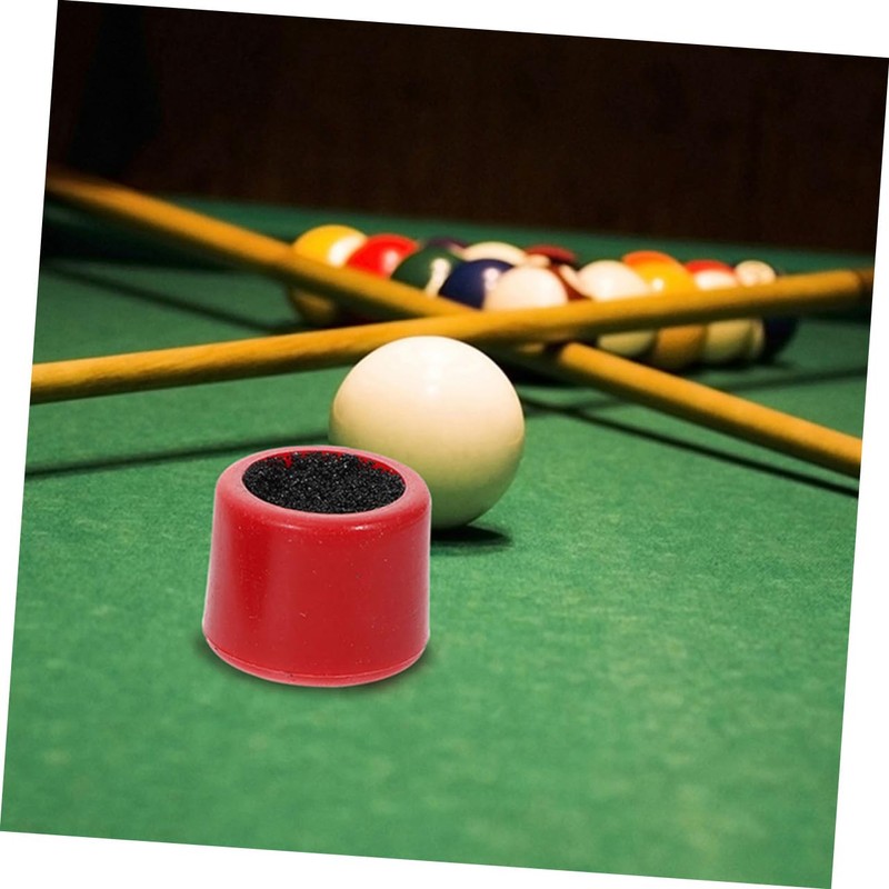 Kisangel 6pcs Billiard Cue Tip Shaper Durable Plastic Burnisher File