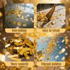 5-Pack Gold Confetti Poppers, 12-Inch Recyclable Confetti Cannons for Weddings,