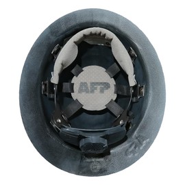 AFP Fiber Full Brim Hard Hat | 6 Point Ratchet Suspension | OSHA & ANSI Rated | Hard Hats for Men | Premium Construction Helmets for Safety