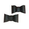 Douqu 1 Pair Simple Elegant Woman Ladies Black PU Bow