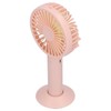 Handheld Electric Fan 4‑Blade 3‑Speed Adjustable USB Rechargeable Cooling Tool