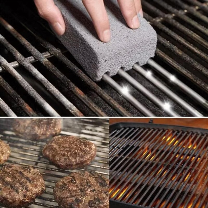 ZIXIANGKEJI 4pcs Grill Brick Griddle Stone Griddle Cleaning Brick Block
