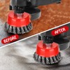 4 PCS Wire Wheel Brush for Angle Grinder, 4” Wheel