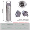 Boundless Voyage Titanium Water Bottle Vacuum Insulated Double Wall Wide
