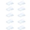CENPEK Pack of 10 Acrylic Jewellery Ring Display Stand Finger