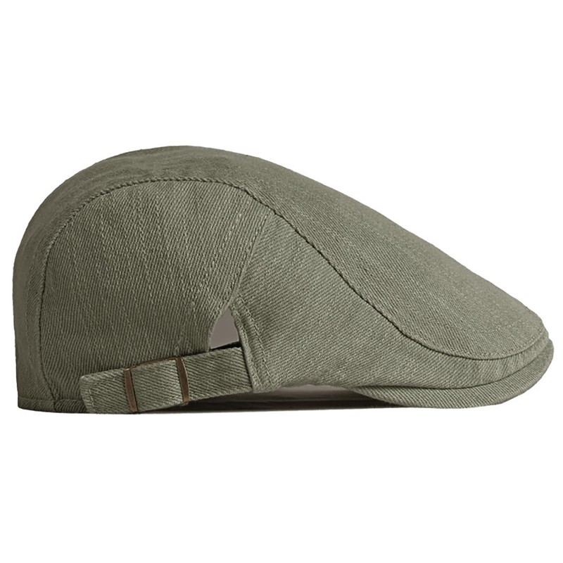 DIYDECAL Cotton Newsboy Flat Caps for Men, Womens Cabbie Driving