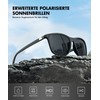ANYLUV Polarised Sunglasses Men Women Outdoor Sunglasses Unisex Retro Black