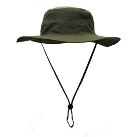 croch Sun Hat for Men and Women UV Protection Breathable Fishing Hat for Hiking, Camping,Travel, Fishing 60CM (Amry Green)