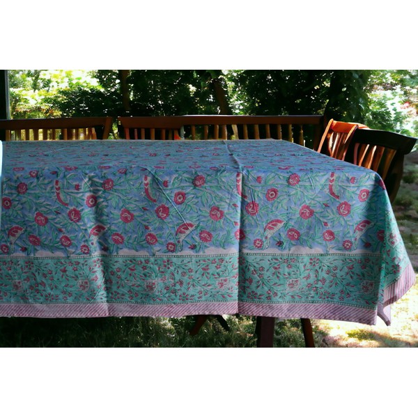 Fabric Venue Hand Block Printed Cotton Handmade Cotton Floral 6