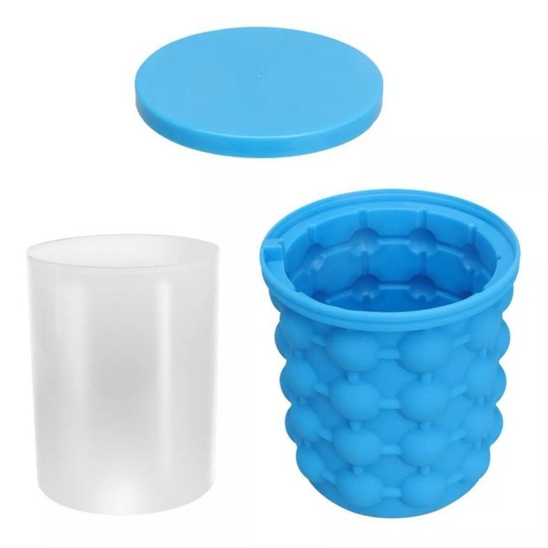 Ice Cube Molde Silicona Hielera Hacer Cubos De Hielo Ice