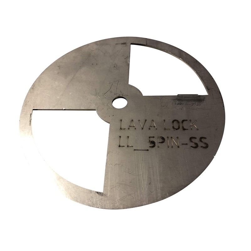 LavaLock® Stainless Steel Smoker Pinwheel BBQ fire Box Cook Chamber