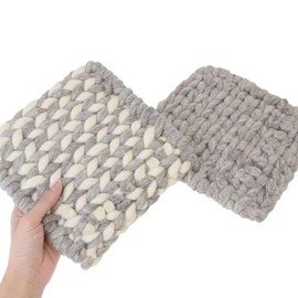 Marushin 0395001700 Nepal Hot Pot Trivet Square, White, Handmade, Thick, Heat Resistant