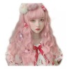 generic Cosplay De Peluca Larga Ondulada Rosa De Lady