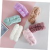 MAGICLULU 4pairs Plush Spa Wash Bands Wrist Towels for Face