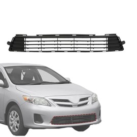 Front Bumper Lower Grille Compatible With Toyota 2011 2012 2013 Corolla Sedan (Base CE LE S L XRS) Front Bumper Grill Center