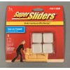 Super Sliders Waxman Super Sliders Self-Stick, Square Heavy Furniture Sliders