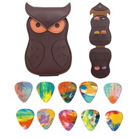 Sonwaha Guitar Plectrums, Pack of 10, Guitar Picks, Guitar Picks, Guitar Picks, Guitar Picks, 0.46 mm / 0.71 mm Thickness for Electric, Acoustic Bass or Ukulele Guitar Picks