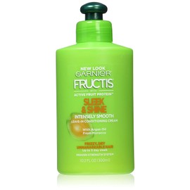 Garnier Fructis Sleek and Shine Intensely Smooth Leave-In Conditioning Cream, 10.2 Fluid Ounce