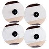 Nupuyai 2pcs Obsidian Crystal Drawer Knobs with Screws, Round Healing