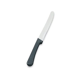 Vollrath 48143 8-3/4" S/S Steak Knife with Black Handle - Dozen
