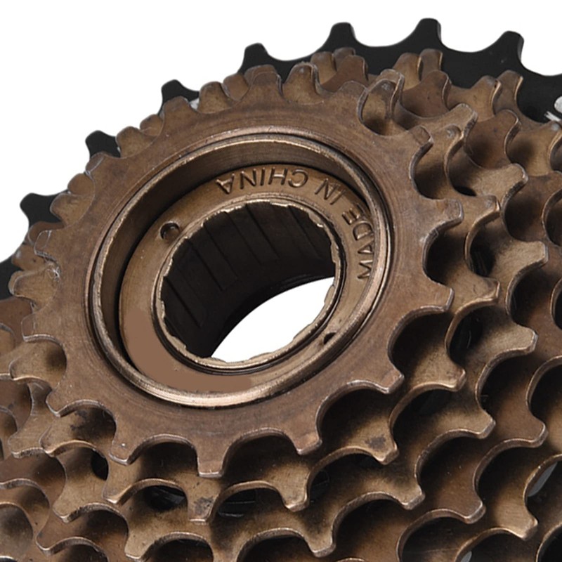 Akozon HeavyDuty 7-Speed Freewheel Cassette Sprocket, Mountain Bike Replacement Accessory,