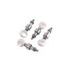 Alnicov Geared Banjo Pegs Machine Heads with Pearled Pegs for