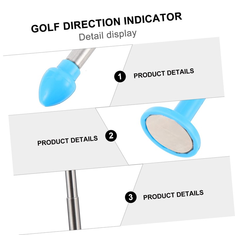 BESPORTBLE Golf Equipment 2 Pcs Golf Indicator Swing Alignment Rod