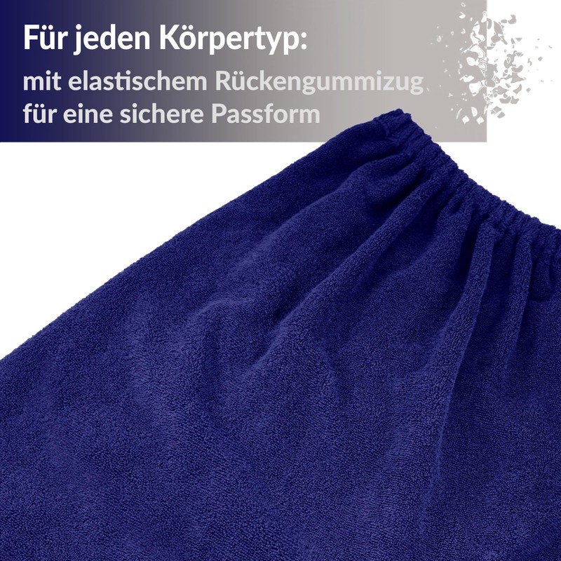 Lashuma Women's Sauna Kilt Blue - Navy Plus Size L