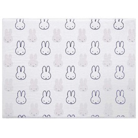 Okato Miffy Drying Mat, 11.8 x 15.7 inches (30 x 40 cm), Face Only, Miffy