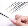 NiDa Kit De 4 Pinceles Liner Fino Mano Alzada Art