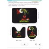 Unbranded the Grinch 4pc bathroom set - Black** new in