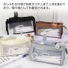 ESJNNK Pencil Case, Transparent Large Capacity, Pen Pouch, Stationery Storage,