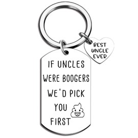 WXCATIM Gifts for Uncle Uncle Gifts From Niece Nephew Uncle Keychain Best Uncle Ever Gifts Christmas Gifts for Uncle Fathers Day Birthday