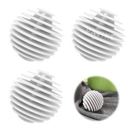 PAVIKE Laundry Balls Tangle Free Set of 3 Laundry Balls Dusting Dryer Ball Tumble Dryer Vertical Washing Machine Dryer Washing Machine Dryer Ball Tangle-Free