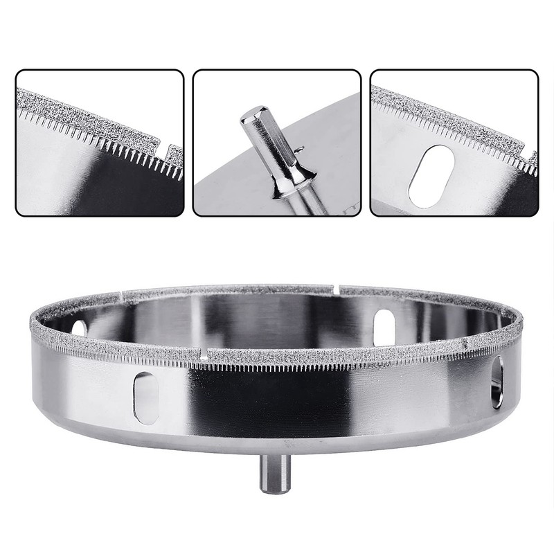 120mm (4-3/4") Diamond Hole Saw Diamond Drill Bits for Glass