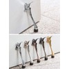 OGC 6-Inch Flip Down Door Stopper, Door-Mounted Kickdown Door Holder