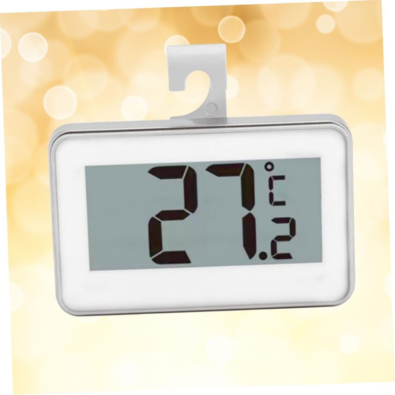 SHOWERORO High Precision LCD Refrigerator Thermometer with Digital Display Accurate
