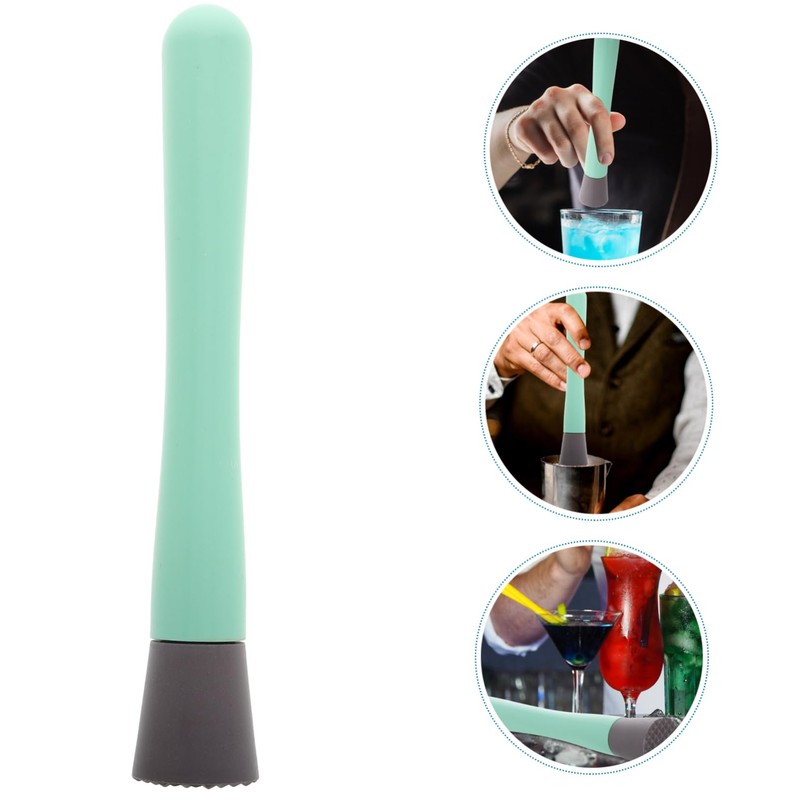 GRIRIW Compatible Ice Bricks Breaker Muddler Set for Fruit Muddler