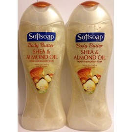Softsoap Ultra Rich Shea Butter and Almond Oil Moisturizing Body Wash 15 oz (Pack of 4)