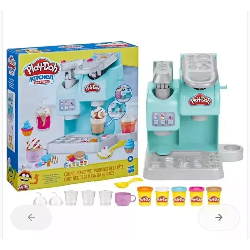 Play-Doh Kitchen Creations Colorful Cafe Kids Kitchen Play Set 5