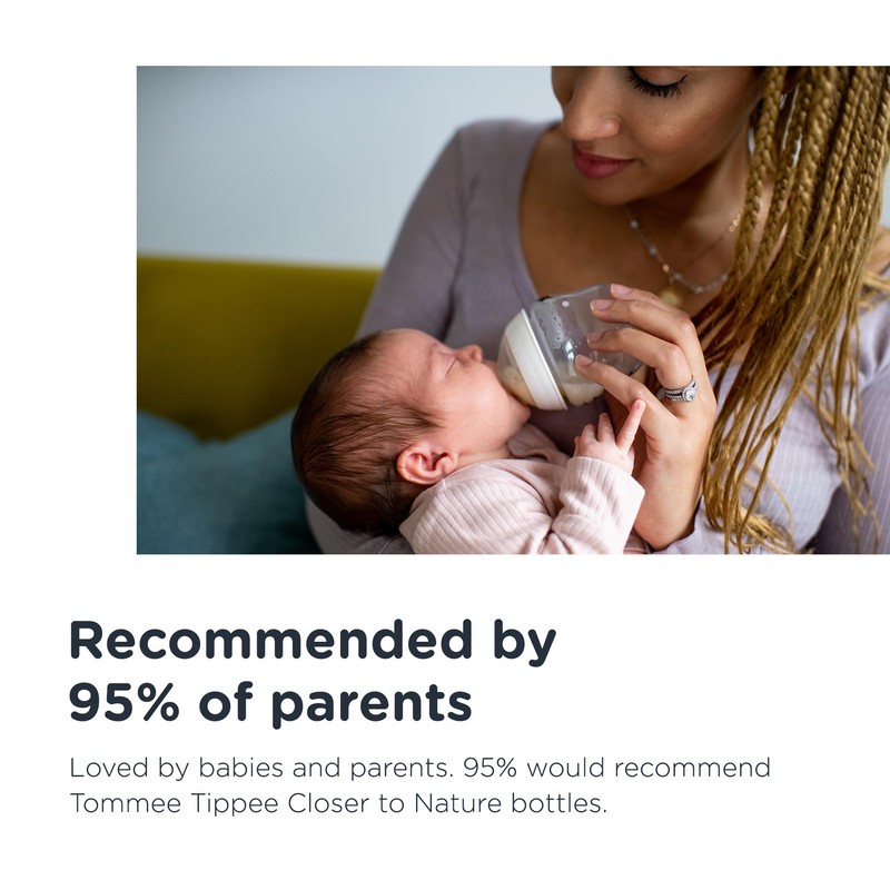 Tommee Tippee Closer to Nature Biberón para líquidos más espesos,