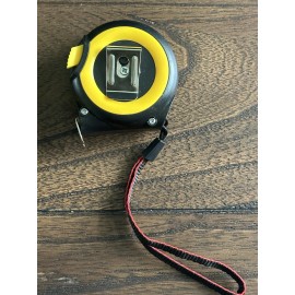 Tool Bench Hardware Yellow Tape Measure With Auto Lock ~ 25 Ft. (7.5 m)