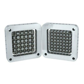 WYZworks 2-Pack 3/8" and 1/2" Cutting Frame 3-Hole Replacement Blade Pushing Block for French Fry Cutter