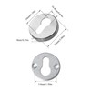 OHYER Set of 2 Key Escutcheon Keyhole Cover Rosette Stainless