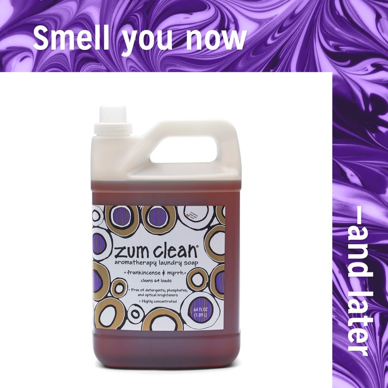 Indigo Wild Zum Clean Laundry Soap - Plant-Based Liquid Laundry