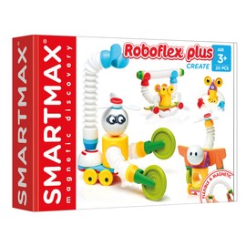 SMARTMAX - Roboflex Plus, Magnetic Discovery Play Set, 20 Pieces, 3+ Years